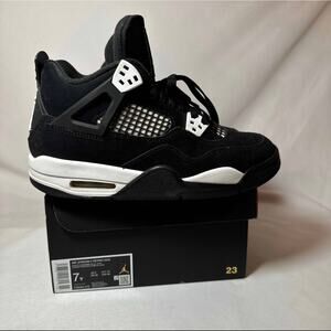 Size 7 - Nike Air Jordan 4 Retro GS White Thunder Men's Shoes Ships Now